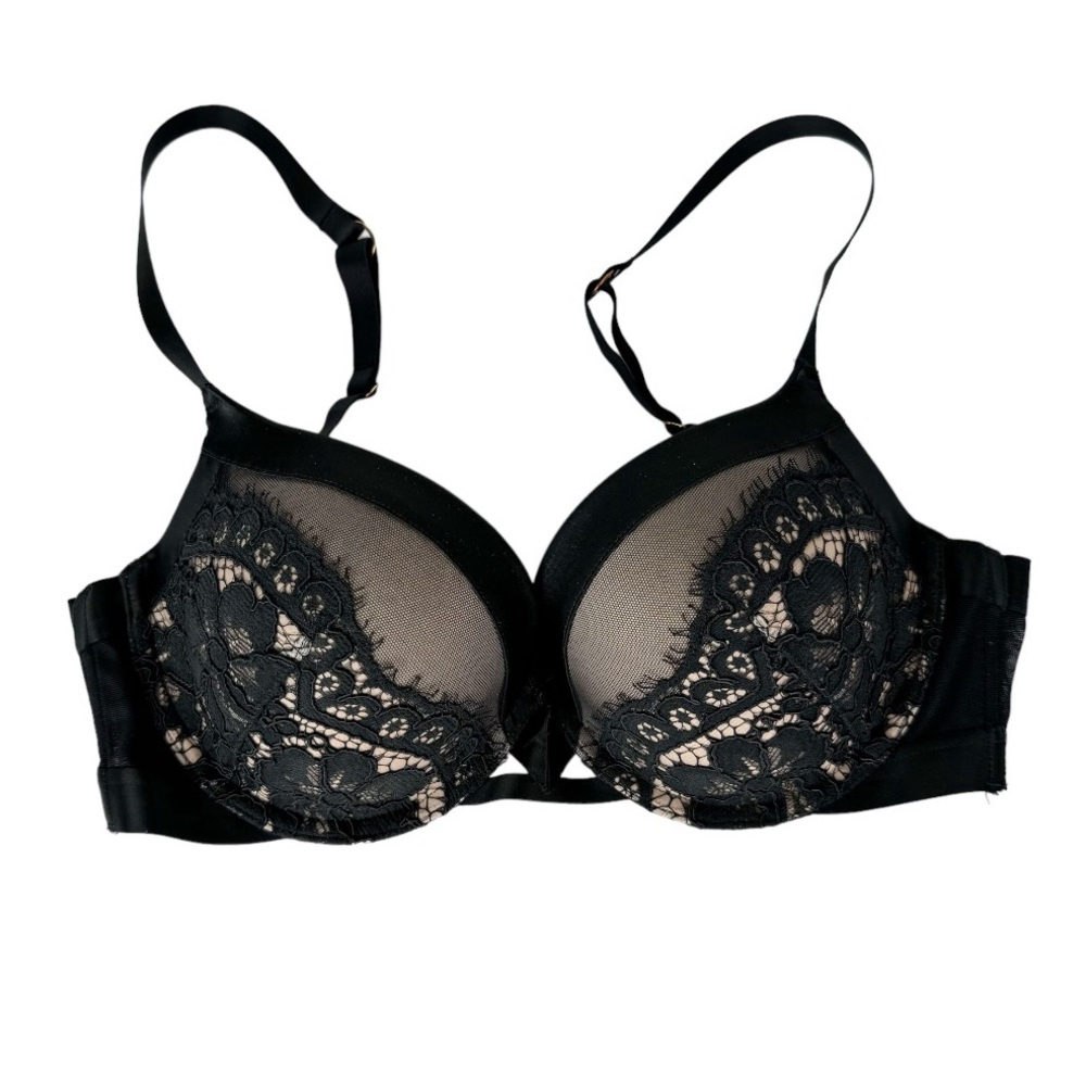 Victoria’s Secret Very Sexy Push Up Bra Sz 34D Lace Mesh
